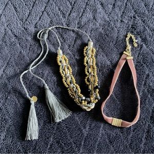 Lucky Brand & Cocobelle necklace choker lot